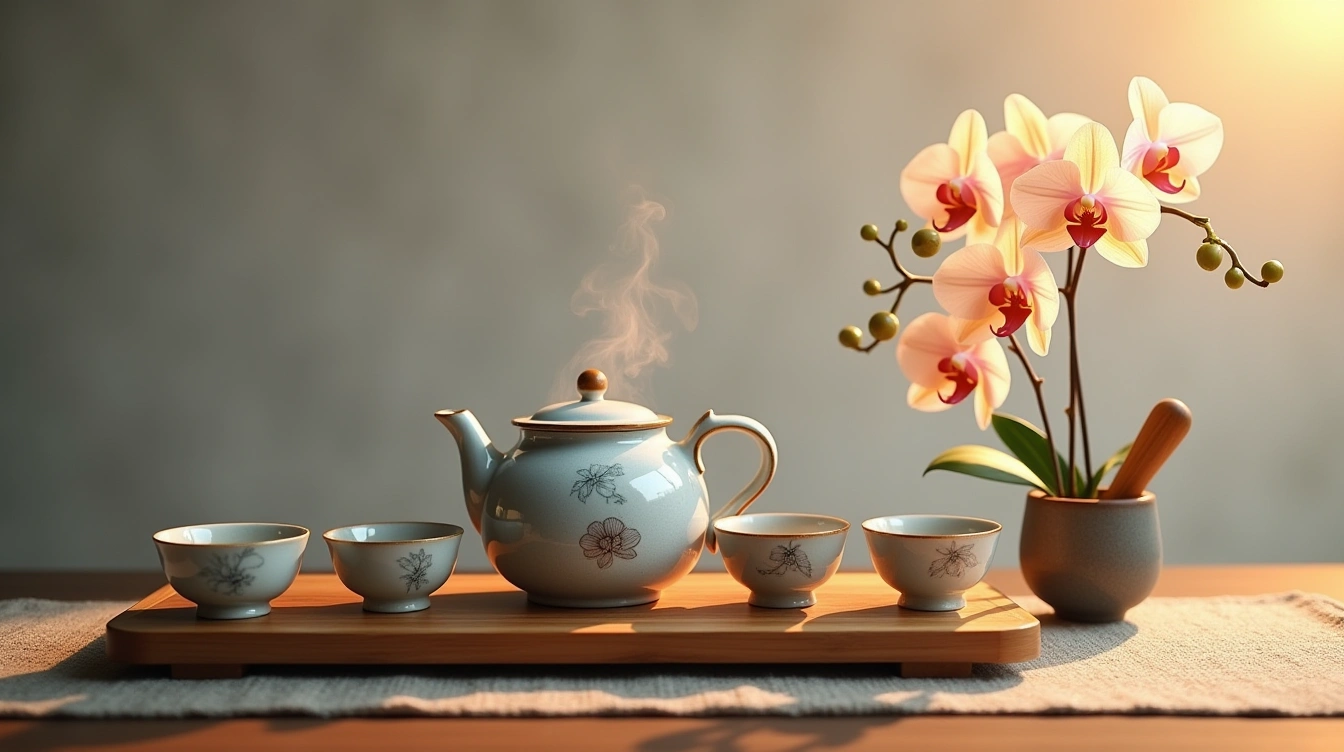 Quels éléments composent un ensemble cérémonie du thé ?